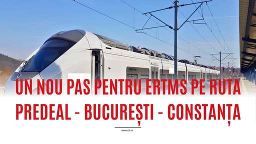 CFR SA a semnat contractul pentru servicii de consultanţă şi supervizare a execuţiei lucrărilor pentru funcţionarea sistemului ERTMS pe secţiunea de cale ferată Predeal – Bucureşti – Constanţa. Contractul are o durată totală de 148 de luni calendaristice