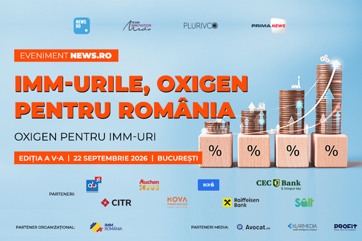 Problemele IMM-urilor şi soluţii pentru acestea, în dezbatere la evenimentul premium News.ro "IMM-urile, oxigen pentru România” - ediţia a V-a