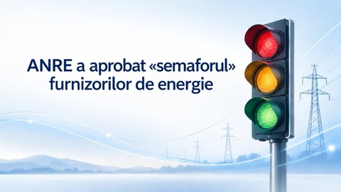 ANRE a aprobat „semaforul" furnizorilor de energie cu şase culori, de la roşu, până la verde, în funcţie de modul în care furnizorii de energie electrică şi de gaze naturale tratează reclamaţiile clienţilor
