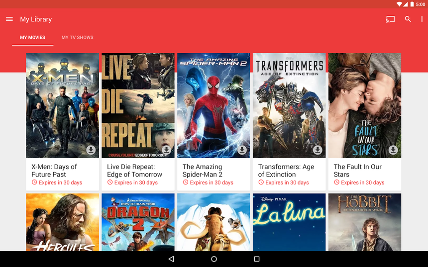 Google Play Movies oferă conţinut 4K