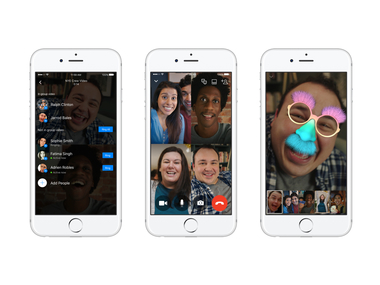 Facebook Messenger poate realiza conferinţe video cu până la 50 de utilizatori