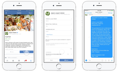 Facebook lansează o serie de facilităţi pentru cei care caută slujbe şi pentru companiile care angajează