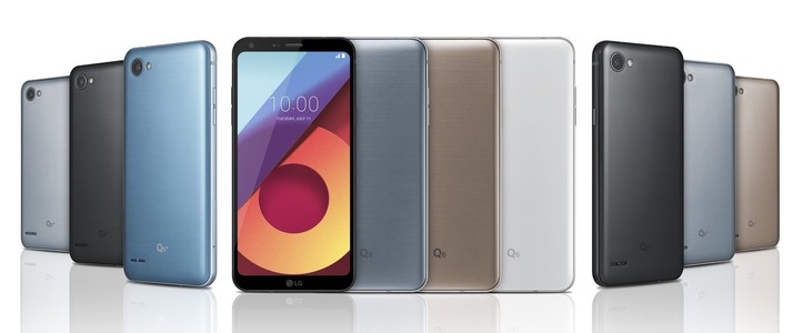 LG anunţă trei smartphone din clasa de mijloc: Q6, Q6+ şi Q6α