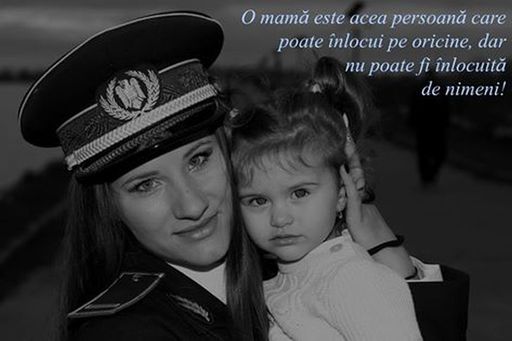 Fotografii şi mesaje emoţionante postate de 8 martie de instituţiile de forţă, pe reţelele de socializare