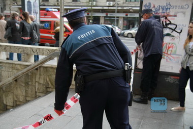 Incendiu în staţia de metrou Piaţa Romană, două persoane au fost transportate la spital