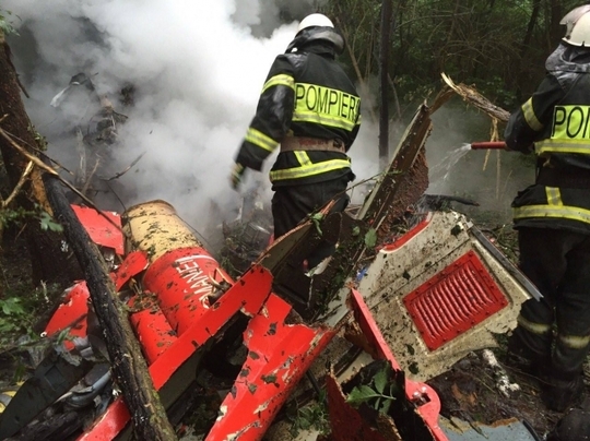 O echipă de procurori români va pleca la locul prăbuşirii elicopterului SMURD (Foto: Protv.md)