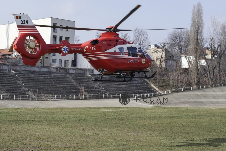 Harghita: Cei doi răniţi în explozia de la Siculeni vor fi transferaţi cu un elicopter la Spitalul de Arşi din Bucureşti