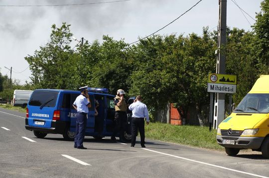 Explozie la Mihăileşti (Foto: News.ro / Ciprian Sterian)