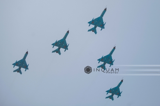 Cel mai mare show aerian din România, Bucharest International Air Show: Acrobaţii aeriene cu aeronave de luptă, efecte pirotehnice, muzică şi lumini - GALERIE FOTO, VIDEO