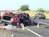 Doi morţi şi trei răniţi într-un accident petrecut în judeţul Vrancea. Traficul rutier în zonă se desfăşoară îngreunat