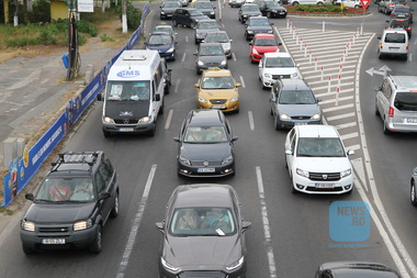 Trafic intens pe Autostrada Soarelui, sensul de mers către Constanţa