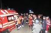 Paisprezece persoane rănite în accidentul din Argeş, transportate la spital; trei au rămas internate; pasagerii din autobuze sunt muncitori la uzinele Dacia