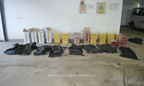 Ţigări în valoare de peste 80.000 de lei, confiscate de poliţiştii de frontieră într-o singură zi, la graniţa de nord - FOTO