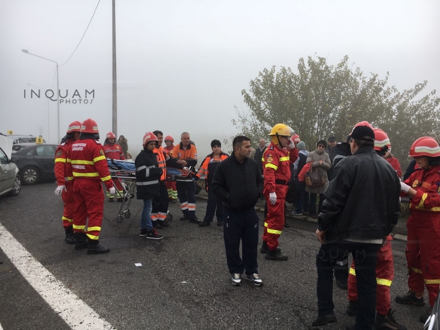 Ministerul Sănătăţii: 24 de persoane rănite în accidentul de pe A2 mai sunt internate; 20 au fost externate