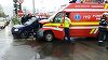 Bărbat rănit grav într-un accident în care a fost implicată o ambulanţă SMURD, în zona Lujerului din Capitală - FOTO