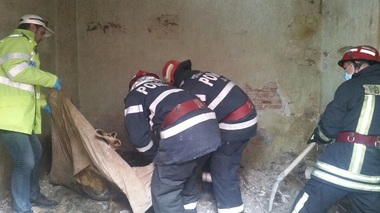 Cadavrul unei femei decedate în urmă cu aproximativ jumătate de an, găsit într-un imobil aflat în paragină în Constanţa