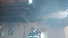 Sala de mese şi camera centralei, distruse în urma incendiului de la mănăstirea din judeţul Constanţa