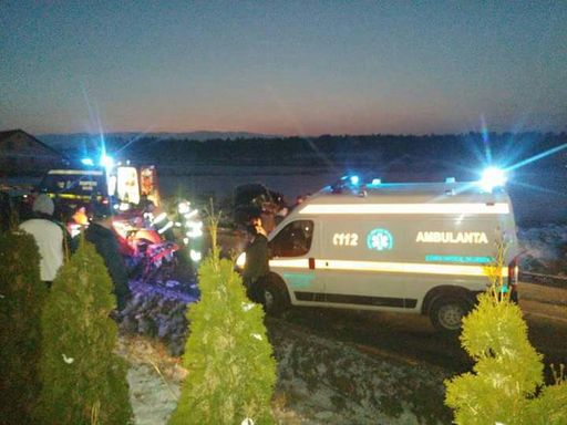 Traficul pe drumul dintre Sibiu şi Cisnădie, oprit în urma accidentului soldat cu un mort şi un rănit, a fost reluat