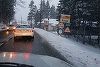 Aglomeraţie pe DN 1, pe Valea Pahovei; se circulă în coloană pe sensul de coborâre dinspre munte