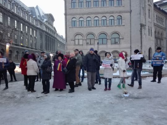 Protest în Piaţa Universităţii din Capitală faţă de ordonanţele privind graţierea şi modificarea Codului penal/Foto: Cristina Radu