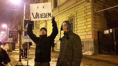 Sibiu: Protestul la care au participat peste cinci mii de oameni s-a încheiat fără incidente. FOTO, VIDEO