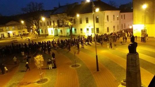 Protest la final la Timişoara, peste şase mii de oameni au ieşit în stradă