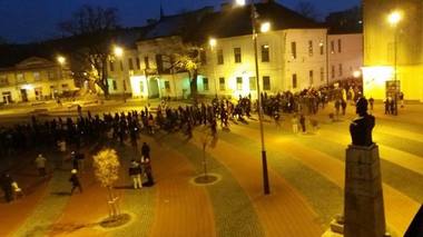 Protest la final la Timişoara, peste şase mii de oameni au ieşit în stradă
