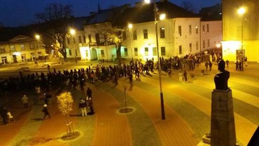 Protest la final la Timişoara, peste şase mii de oameni au ieşit în stradă