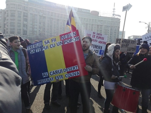 Peste 1.500 de oameni protestează în Piaţa Victoriei, cerând demisia Guvernului. Numărul manifestanţilor este în creştere - LIVE VIDEO, FOTO