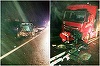 Arad: Un bulgar a murit şi doi moldoveni au fost răniţi grav, după ce maşina în care se aflau s-a ciocnit cu un TIR, pe DN7 - FOTO