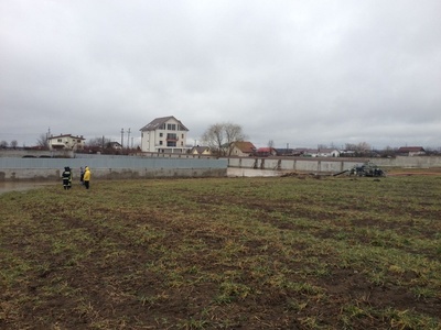 Intervenţii ale pompierilor ISU Giurgiu într-o localitate unde au loc inundaţii în condiţiile topirii zăpezii -  FOTO