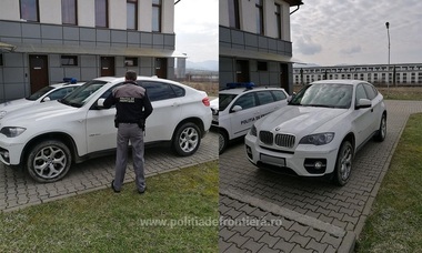 Satu Mare: Autoturism în valoare de 180.000 de euro furat din Italia, confiscat de poliţiştii de frontieră de la o femeie, în trafic - FOTO