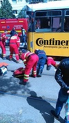 Tânără din Timişoara la spital cu răni la picioare, după ce a fost prinsă sub roţile unui tramvai