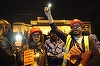 UPDATE - Protest faţă de proiectul Legii graţierii care urmează să fie votat luni în Senat s-a încheiat. Manifestanţii au plecat de la Palatul Parlamentului FOTO/VIDEO