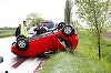 O femeie şi cei doi copii ai săi au fost răniţi într-un accident petrecut din cauză că şoferiţa a vrut să evite un câine