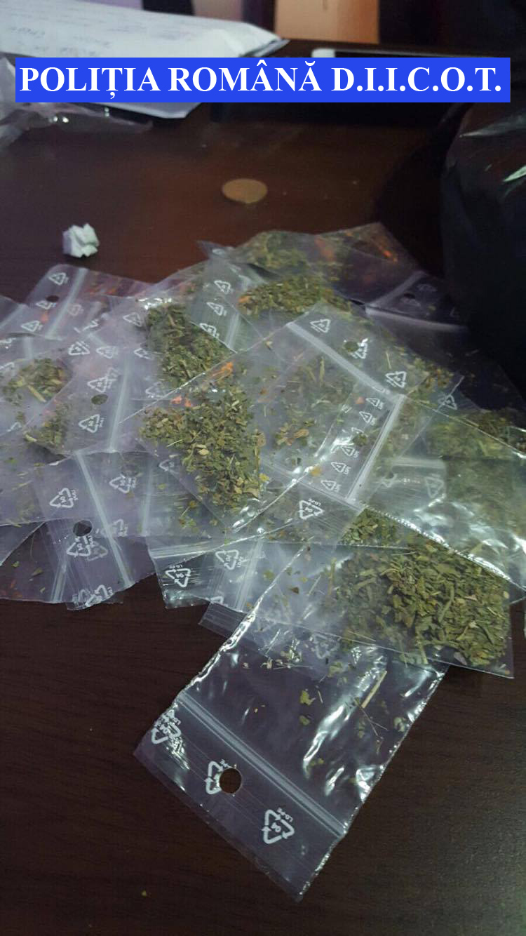 Alba: Trei bărbaţi şi o femeie, arestaţi după ce au introdus în ţară peste 14 kilograme de cannabis, ascunse într-un colet