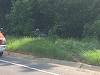 Accident grav pe DN1 la ieşirea din Codlea, unde două autoturisme s-au răsturnat după ce s-au ciocnit frontal