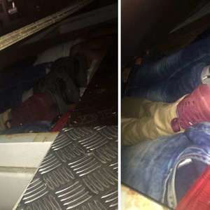 Cinci cetăţeni din Irak care încercau să iasă ilegal din ţară ascunşi în podeaua unei platforme auto, prinşi la frontieră
