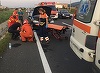 Victimele accidentului din judeţul Braşov, duse la spital cu fracturi, traumatisme şi mână amputată. Vinovat de accident, un şofer care a intrat pe contrasens
