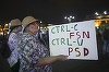 Manifestaţie de susţinere a conservării zonei Roşia Montană, în Piaţa Victoriei - FOTO. VIDEO