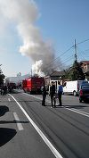 Şase case din Brăila, cuprinse de un incendiu puternic
