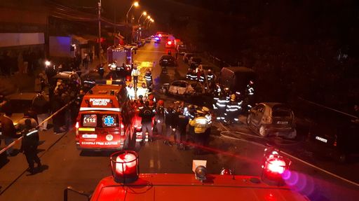 Un bărbat implicat în accidentul din Sectorul 2, în care o femeie a murit şi mai multe maşini au luat foc, a fost reţinut