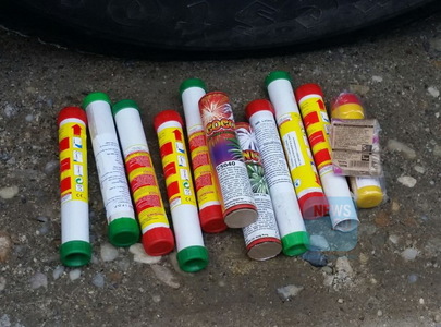 Vrancea: Peste 3,5 tone de artificii şi pocnitori, confiscate de poliţişti