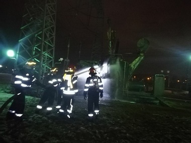 Incendiu la Centrala Electrică şi de Termoficare Sud din Capitală; a fost întreruptă alimentarea cu energie electrică - FOTO