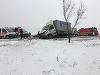 Galaţi: Cinci persoane, rănite într-un accident rutier; martorii povestesc că şoseaua este alunecoasă
