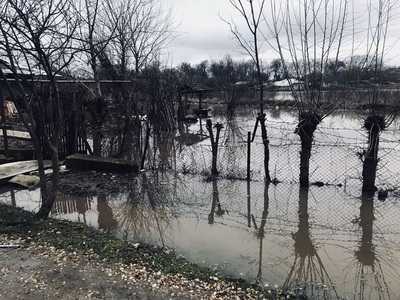 ISU Teleorman: Apele sunt în retragere în toate zonele afectate de inundaţii; judeţul este în continuare sub cod portocaliu şi galben de inundaţii locale