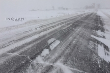 Infotrafic: Ploaie îngheţată pe Autostrada Soarelui; şoferii sunt sfătuiţi să nu bruscheze comenzile maşinii
