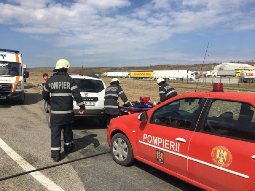 Cinci persoane rănite într-un accident rutier pe centura oraşului Lugoj

