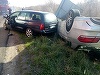 Constanţa: Şase persoane, printre care şi doi copii, rănite într-un accident rutier în care au fost implicate două autoturisme - FOTO

