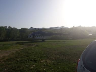 Traficul pe Transfăgărăşan, blocat pentru a permite intervenţia pompierilor la incendiul izbucnit în apropierea Cetăţii Poenari